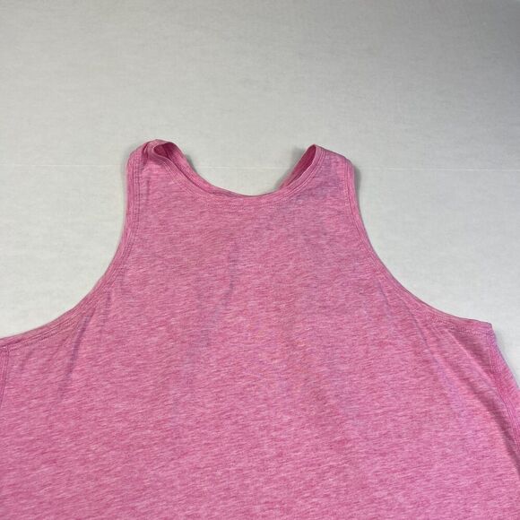 Lululemon Pink Twist Open Back Tank Top Pink Loose Fit Lightweight Yoga 4 FLAW - Picture 4 of 10
